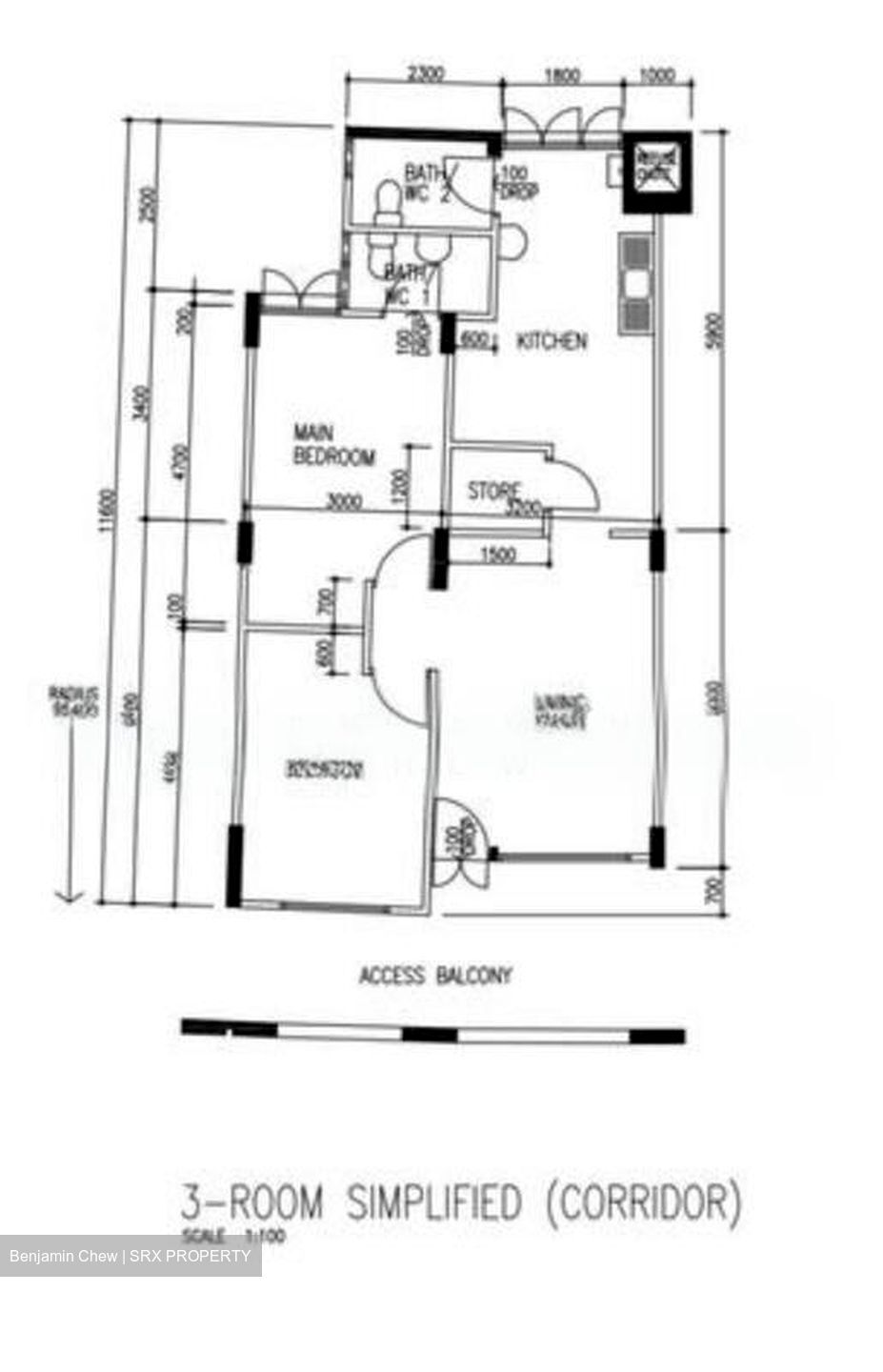 Blk 152 Serangoon North Avenue 1 (Serangoon), HDB 3 Rooms #525722191